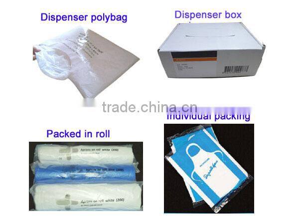 Cleaning disposable PE apron for food and medical use