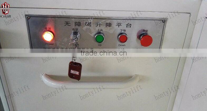 HONTY new wheelchair elevator lift for disabled people or elder people