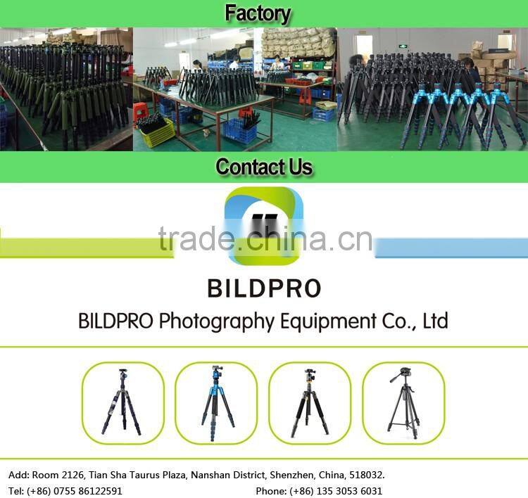 Carbon Tripod Monopod Competible With DV Pan Head Portable Alpenstock