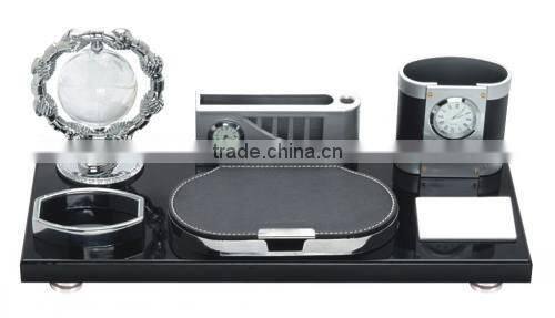 Wooden desk sets&Pen holder,clock,calendar:BF09026-a2