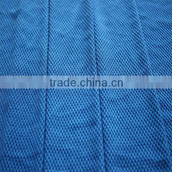 50%coolmax 50%polyester knitted embossed fabric