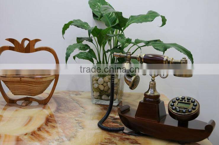 tel-6711905 retro telephone Stylish home wooden antique telephone