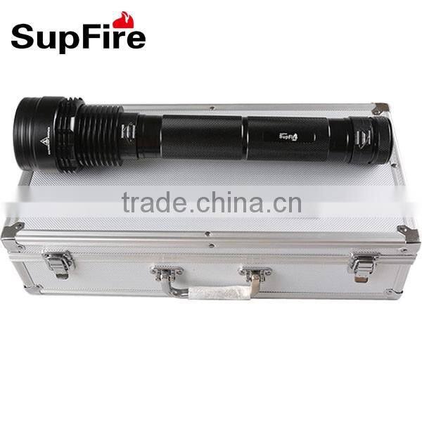 Supfire 3500ml 35w HID flashlight use specially with high-grade suitcase