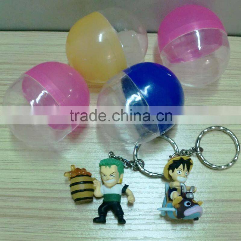Plastic Keychain Inside the Capsule