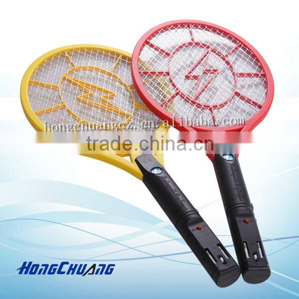 Electronic mosquito swatter racket