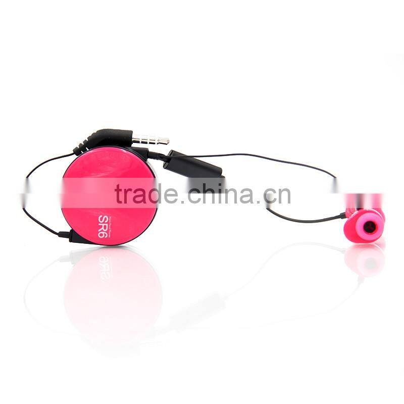 To Make Best Use Of Materials Retractable SR6 Cancelling in ear headphones Best Price with mic