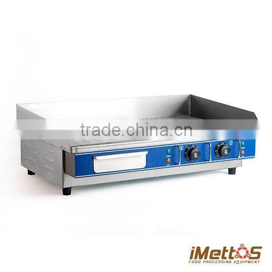 Stainless Steel Commercial Electric Griddle Half Griddle and Half Grill Style