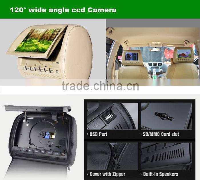 2015 best selling 9 inch/7inch headrest mount car dvd player for fiat grande punto evo