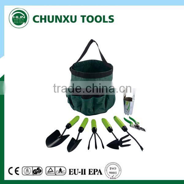 carbon steel garden tools set with bag