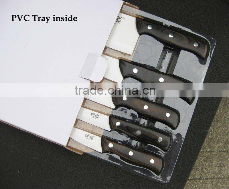 7pcs Ceramic Knife Set with wooden handle for kitchen
