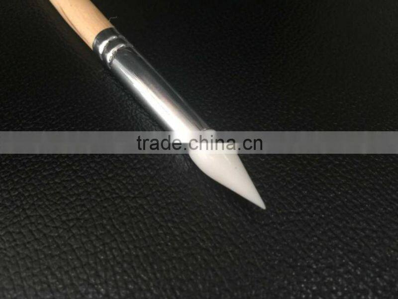 5PCS/Set New Silicone Brushes Nail Art Tool Carving Pen Brush Kits