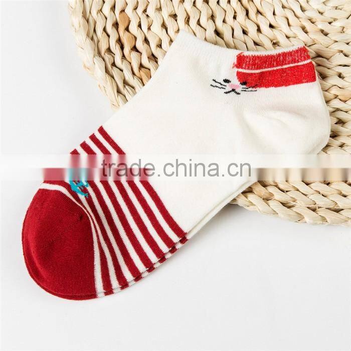 women young teen girls red striped tube socks