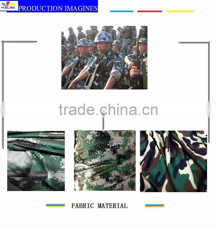 polyester cotton Ocean blue camouflage military fabric for navy sodier uniform