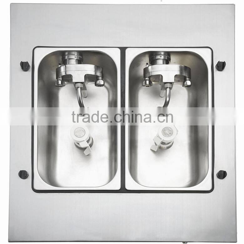 Household soft ice cream making machine/yogurt frozen machine (Skype:nikkiwoo88)