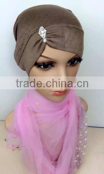 C065 new style jersey elastic tube underscarf,muslim scarf hats