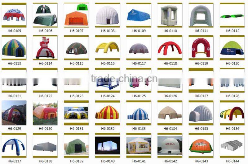 2015Guangzhou China hot sale outdoor inflatable dome tent for sale