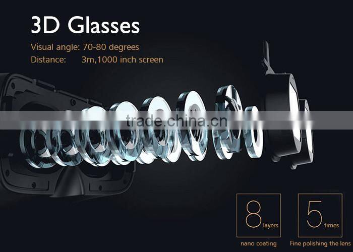 2016 Best Selling 3D Video Glasses Portable VR BOX