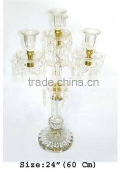 wedding crystal candelabra, wedding candelabra, candle stand