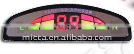 Wireless Car Parking Sensor, Sensores de Estacionamento Monitor LED and 4 Rear Sensors(PS363)