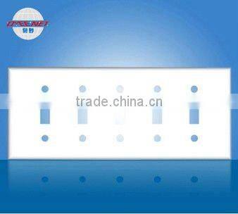 5 Gang PC Material Toggle Switch Wall faceplate electric faceplate