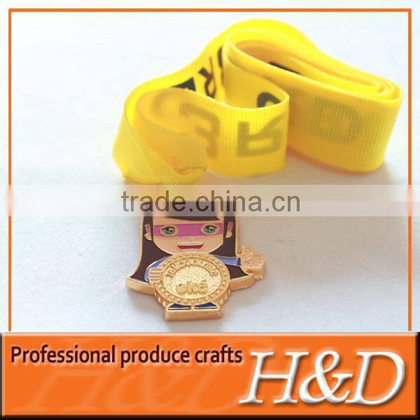 metal ribbon sport custom medal maker
