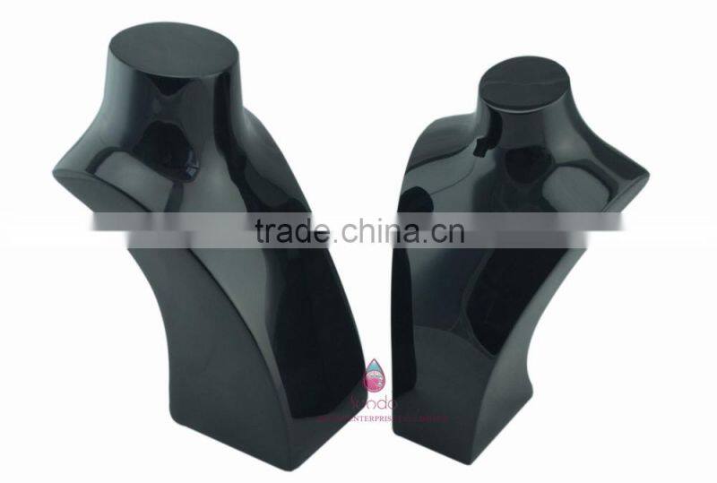 high quality luxury wooden jewelry busts black