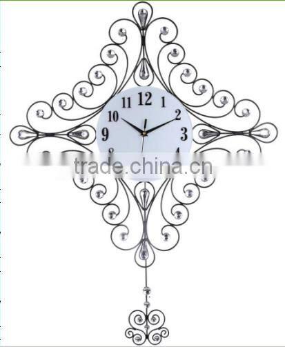 Factory directly hot sell cheap price gift pomotion decorative metal wall clock