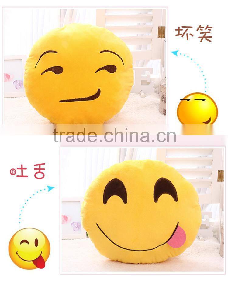 Wholesale Plush pillow Soft emoji pillow