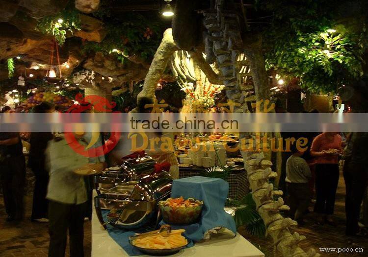 Jungle Restaurant Animatronic Dinosaurs for Riding
