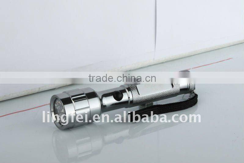 Supply high quality classics aluminium 8 led flashlight