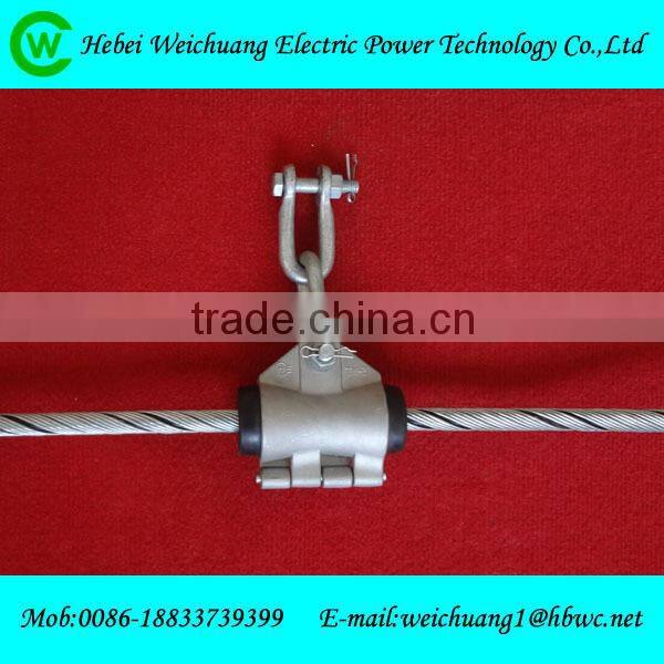tension clamp for electrical fitting
