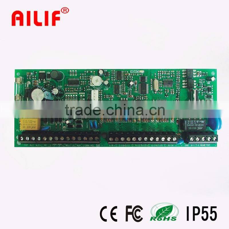 16+2 Zones PSTN Wired Alarm Control Panel For Home Security