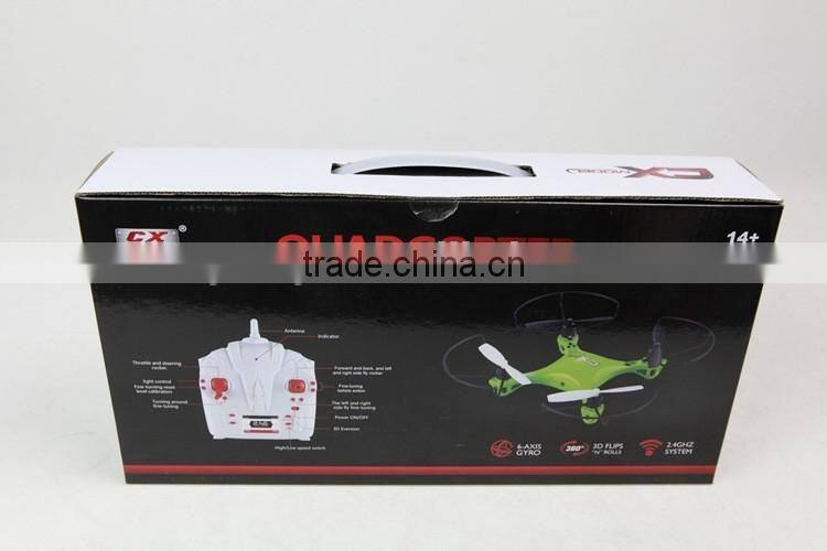 Best gift 2.4GHz 4ch 6 Axis Gyro a key roll hand throwing rc quadcopter drone toys with camera for choice