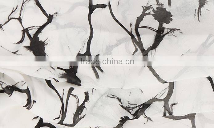 China product 75D polyester printing chiffon fabric