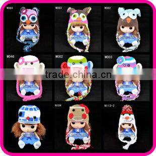 free pattern knitted hats kids