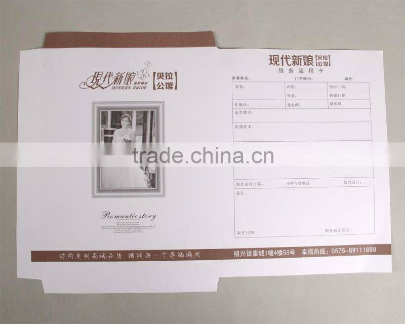 White kraft paper envelope bag for photoprint for photo studio use