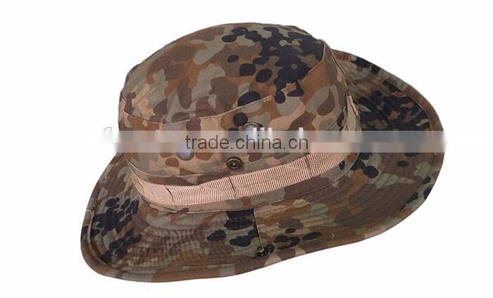 Desert camouflage military fatigue hat for German army