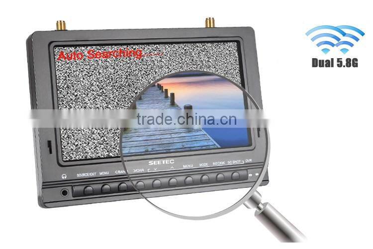 Anti reflective matte screen rc mini quadcopter 7 inch fpv monitor dvr 32ch module camera helicopter