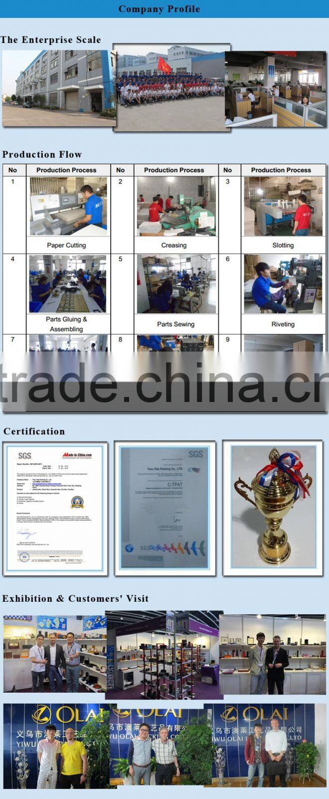 Luxury foldable magnetic closure cardboard gift box