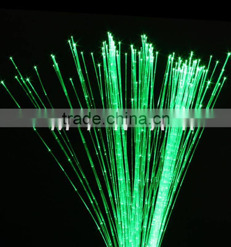 0.75mm plastic side glow spot fiber optic cable for decoration light