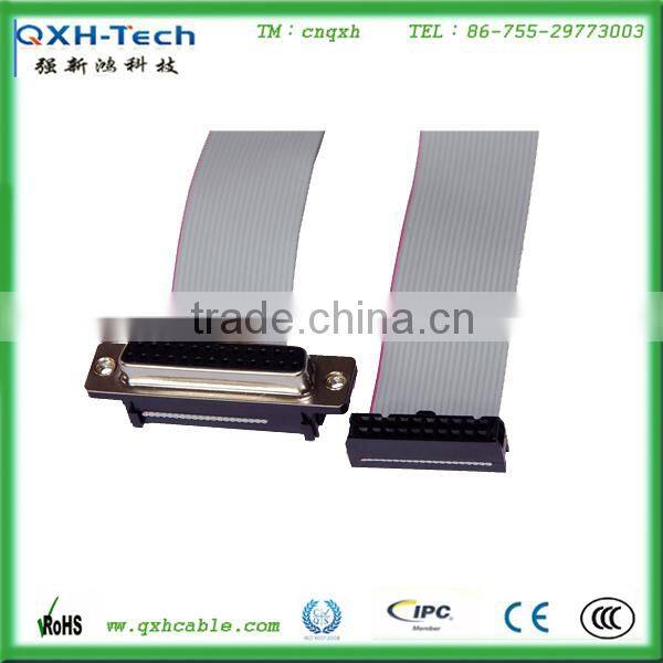 Good reputation DB 25 to IDC Flat cable DB 25 to IDC Connector cable