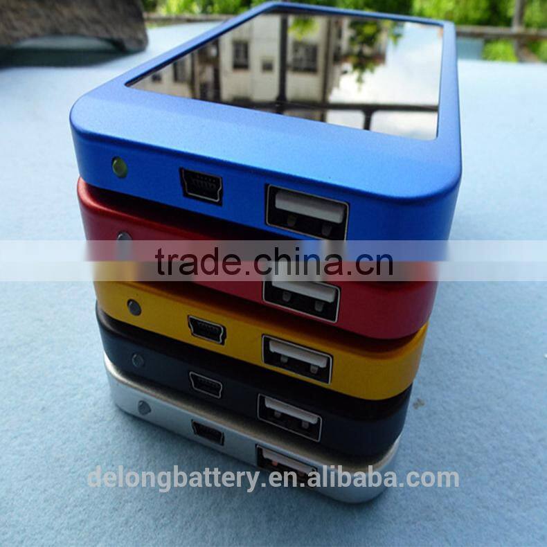 2015 NEW solar automatic mobile charger portable solar power bank solar charger for mobile