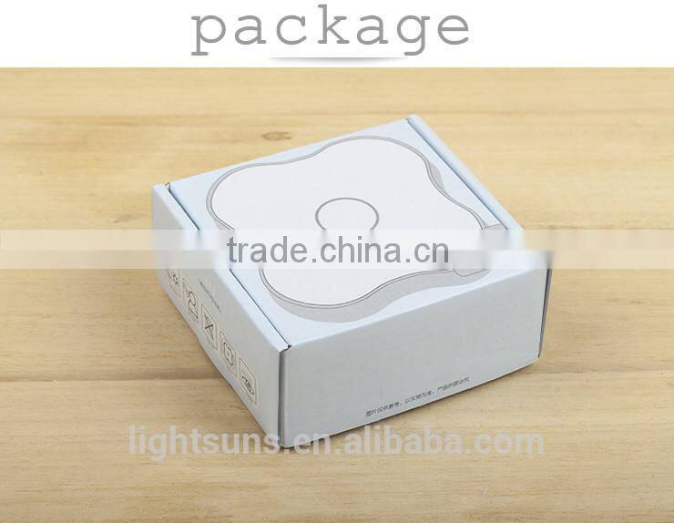 2015 New Design Four Leaf Clover Shape High Brightness White Or Yellow Human Body Induction Lamp with 3M tape