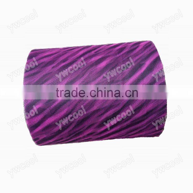 6 inch x 100 yards tulle spool animal printed fabric zebra patterned tulle 100% Polyester DIY decoration material