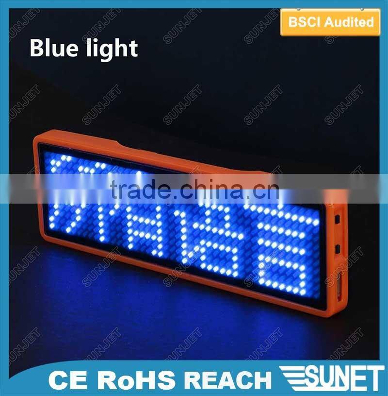 Rechargeable Fashion Mini led light display advertising board