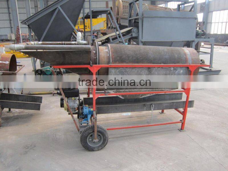 30 ton/h portable gold trommel