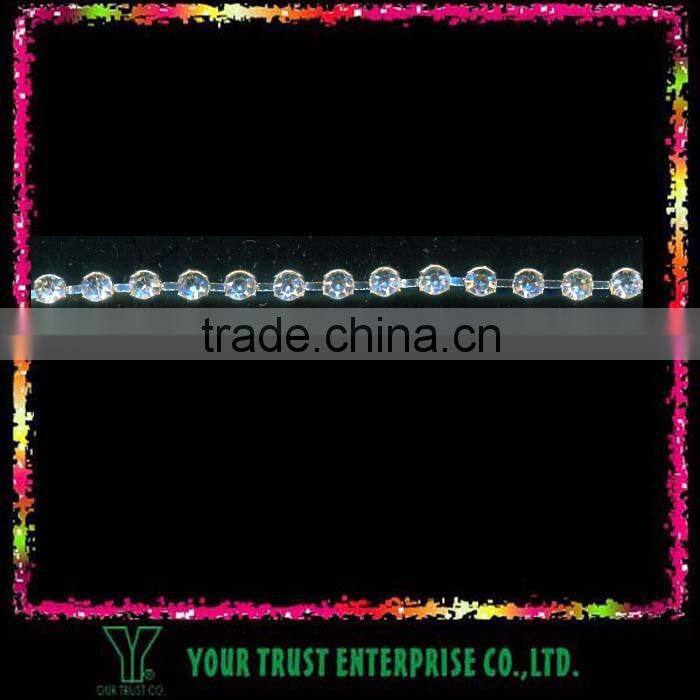 Wedding Bridal Flower 3MM Crystal RhinestoneTrimming for Dress