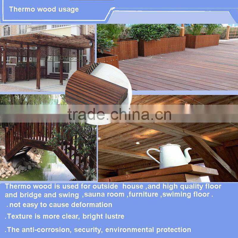 whitout chemical preservation thermo wood machinery