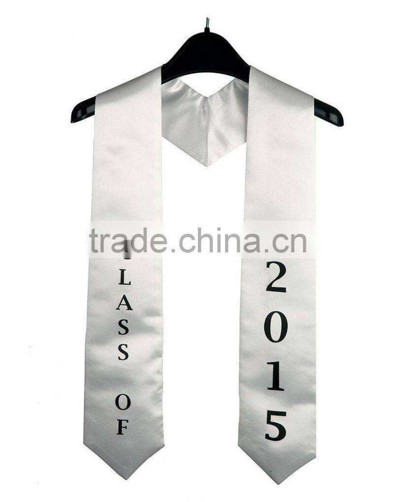 Graduation Imprinted White Stoles,Graduation Stole,Choir Stole