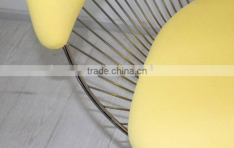 Hot sale concrete wire mesh chairs outdoor